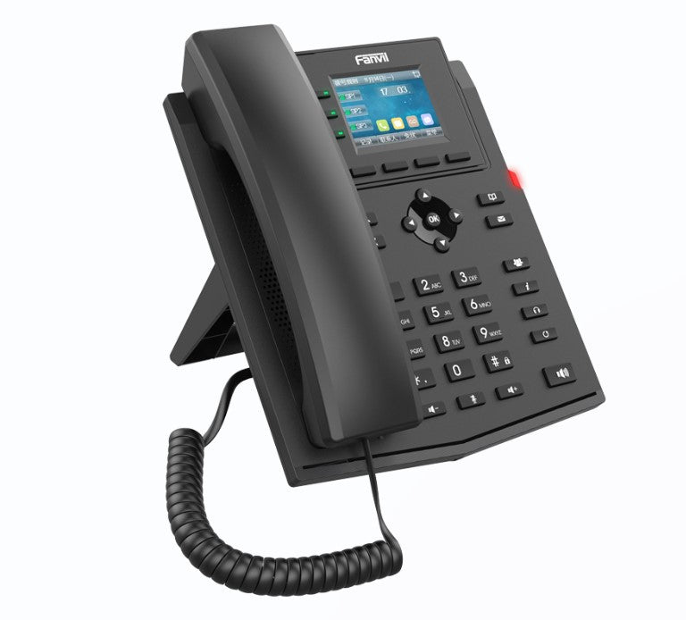 Fanvil X302-2 Wire IP Phone, 2.4-inch Color, RJ11 Interface and Supports 2-Wire Power, HD Voice, 6-Party Conferencing, 4 SIP Accounts Fanvil X302-2 Wire IP Phone, 2.4-inch Color, RJ11 Interface and Supports 2-Wire Power, HD Voice, 6-Party Conferencing, 4 SIP Accounts
